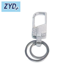 Accesorios al por mayor Mini corazón giratorio monedero gancho a presión hebilla cierre para bolsos coche llavero accesorios Aleación de Zinc llavero - Product Image 1