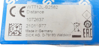 Capteur de distance laser WTT12L PowerProx WTT12L-B2562 1072637 - Neuf/Boîte d'origine - pour PLC WTT12L B2562