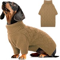 Gilet en laine sans manches pour petits chiens, veste confortable en polyester avec passants pour la ceinture, design facile à porter pour un usage quotidien