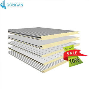 Walk in Freezer <strong>Panels</strong> PU PIR PUR <strong>Sandwich</strong> <strong>Panel</strong> Panneaux <strong>Sandwich</strong> Wall <strong>Roof</strong> Cold Room <strong>Panels</strong> - Product Image 2