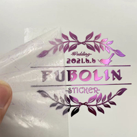 Autocollants de logo en métal de couleur personnalisée Autocollants de transfert de chaleur holographique DTF UV étanches