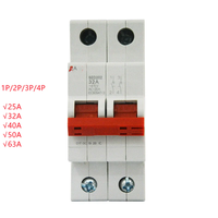 Interrupteurs d'isolement série SED200 SED201/2/3/4-25/32/40/50/63 Marque ABB 230V-690V Acier/Cuivre Distribution d'alimentation de fin de ligne