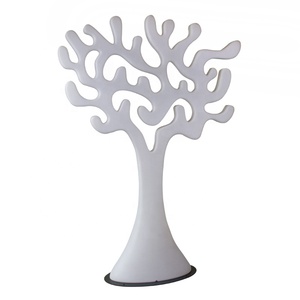 Sculpture d'arbre abstraite en résine de <span class=keywords><strong>Pachira</strong></span> Macrocarpa blanche, décoration d'intérieur, séparateur de pièce - Product Image 6