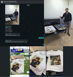 Máquina de Impresión de Camisetas Jucolor de 4 Cabezales, Impresora de Prendas con Autolimpieza, para Textiles Grandes - Product Image 3