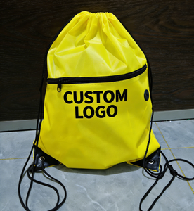 Promotional Custom Promotional Sports Backpack Bag Polyester Draw String Bag Packing Printing Custom Logo Drawstring Bag