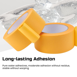 เทปปิดขอบสีเหลืองขนาด <span class=keywords><strong>2</strong></span> นิ้ว เทปวาชิสีส้มสำหรับงาน DIY งานฝีมือและงานศิลปะ ตกแต่งภาพวาด <span class=keywords><strong>64</strong></span> ชิ้น/กล่อง ปรับแต่งได้ - Product Image 5