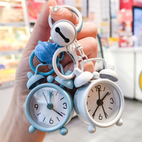 Vente en gros de mini-réveils créatifs, porte-clés, pendentifs mignons pour sacs de voiture, cadeau idéal pour les filles