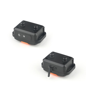 Collar de entrenamiento para perros Tian Zhe con doble vibración, antiladridos, equipo de entrenamiento individual para mascotas, negro y naranja - Product Image 4