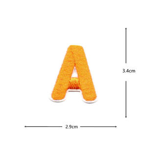 Assortiment de lettres chiffres 3D broderie tridimensionnelle <span class=keywords><strong>fer</strong></span> sur patchs lettres patchs - Product Image 3