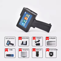 Impresora de Inyección de Tinta Portátil Industrial, Impresora de Tarjetas, Alimentada por Batería, Compatible con Múltiples Idiomas, Impresión de Logotipos, Texto y Datos Variables