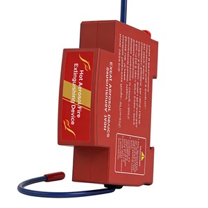 <span class=keywords><strong>Extincteur</strong></span> thermique aérosol rouge à montage sur rail DIN, classe D, 70 % d'ingrédient actif, garantie 10 ans - Product Image 2