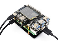 Carte de développement Waveshare PCIe vers 4G/5G M.2 USB3.2 HAT+ compatible Raspberry Pi 5, modules 4G/5G A398