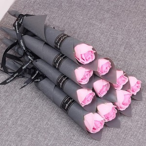 Single Rose Día de San Valentín Qixi <span class=keywords><strong>Festival</strong></span> Regalo creativo Clavel Single Jabón Flor Regalo del Día de San Valentín 2025 - Product Image 3