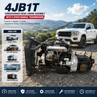 Moteur diesel turbo refroidi par eau SCDC ISUZUU 4JB1T avec radiateur, boîte de vitesses manuelle à 5 rapports pour véhicule utilitaire 2 roues motrices 4x2