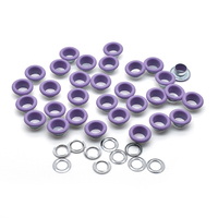 Œillets métalliques colorés en fer peint de 5 mm, sans plomb ni nickel, couleur personnalisée, pour vêtements, sacs, chaussures, cuir - Vente en gros