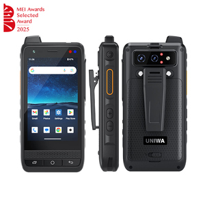 UNIWA F400 PDA 4 pouces, PDA robuste Android 15, assistant personnel mis à jour, smartphones intelligents, meilleur téléphone noir, téléphone portable étanche, écran - Product Image 1