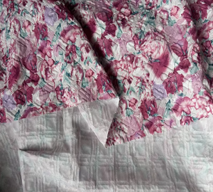 Mềm rửa plaids nhăn sợi nhỏ <span class=keywords><strong>3D</strong></span> Kiểm tra in seersucker nhăn crepe bộ đồ giường vải - Product Image 5