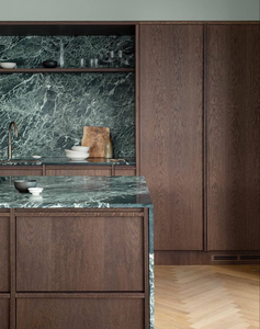 Meuble de cuisine de style industriel avec structure métallique et finition texture béton pour appartement loft et cuisine moderne de bureau - Product Image 5