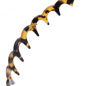 BELLEWORLD Custom Goody Toothed <strong>Alice</strong> Band Acetate <strong>Headband</strong> Tortoise Hair <strong>Headband</strong> for Women - Product Image 4