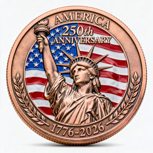 Moneda de Metal de Aleación de Zinc, Moneda Antigua de Latón Plateado, Artesanía Metálica, Moneda Personalizada con Logotipo 2D/3D en Esmalte, Recuerdos - Product Image 2