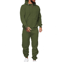 Survêtements personnalisés pour hommes, ensembles de jogging athlétiques 2 pièces, tenues décontractées pour hommes, veste à capuche et pantalon de survêtement