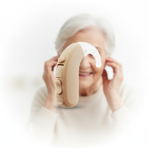 Aides auditives analogiques BTE en gros Retone, design <span class=keywords><strong>Siemens</strong></span> Lotus, réglables, haute qualité-<span class=keywords><strong>prix</strong></span>, beige, 13 piles zinc-air - Product Image 2