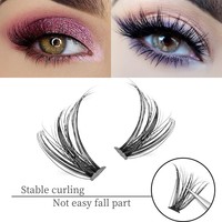 Großhandel 640 Stück Großvolumige Wimpernbücher Gemischte Stile Flauschige DIY Künstliche Wimpern Private Label Schönheitsprodukt