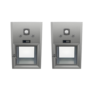 Boîte de passage laminar autonettoyante en acier inoxydable Suzhou SHP pour composants de salle blanche, utilisable comme fenêtre de transfert - Product Image 2
