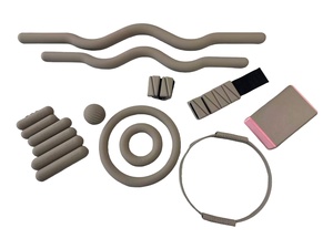 Set de Entrenamiento para Gimnasio: Mancuernas de Silicona, Anillo de Fuerza, Barra de Mancuernas y Pesas Ajustables para Tobillos y Muñecas - Product Image 3