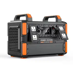 Top sale High Capacity Portable Lithium ion Battery 1000W Portable Power Station for indoor outdoor usages