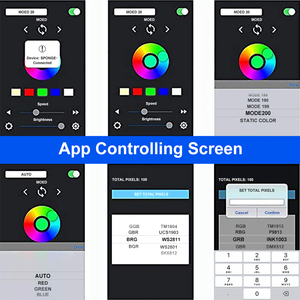 ESann SP105E pour la synchronisation musicale via application, contrôleur LED RGB adressable avec fonction minuterie, portée 30M, charge maximale DC 5V 12V 24V 5~24V - Product Image 4