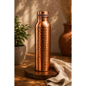 Luxury Handcrafted wholesale copper water bottle gift copper bottle handcrafted copper bottle kitchen water bottle - Product Image 2