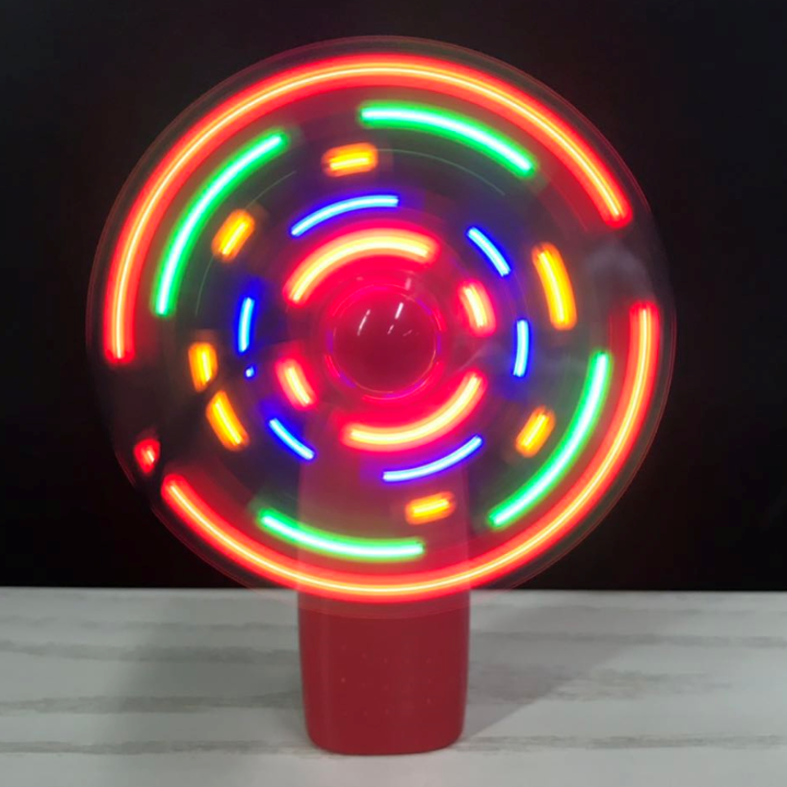 New Product Mini Portable Handy Led Custom Message Battery Fan ...
