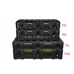 Accessoires pour camion 4x4 tout-terrain, boîte <span class=keywords><strong>de</strong></span> rangement robuste en plastique rotomoulé portable <span class=keywords><strong>de</strong></span> 95 L, boîte <span class=keywords><strong>de</strong></span> rangement pour <span class=keywords><strong>toit</strong></span> <span class=keywords><strong>de</strong></span> voiture pour le camping - Product Image 3