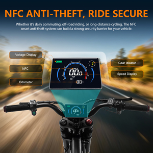 Vélo électrique tout-terrain sportif avec moteur arrière sans balais 3000W, batterie lithium-ion 60V 25AH et freins hydrauliques doubles - Stock USA - Product Image 5