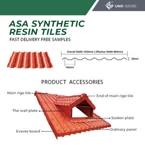 Teja de <span class=keywords><strong>Techo</strong></span> de PVC Estilo Antiguo Villa ASA, <span class=keywords><strong>Techo</strong></span> Corrugado de <span class=keywords><strong>Pizarra</strong></span> Sintética para Decoración Arquitectónica - Product Image 5