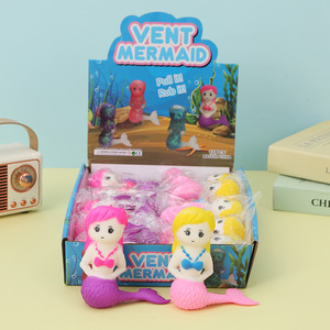 Jouets anti-stress, <span class=keywords><strong>jouet</strong></span> à presser sirène, soulagement du stress, petite figurine <span class=keywords><strong>de</strong></span> sirène créative, <span class=keywords><strong>jouet</strong></span> à presser, ornement <span class=keywords><strong>de</strong></span> bureau, boîte <span class=keywords><strong>de</strong></span> couleur - Product Image 2