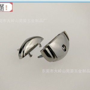 Cerradura ovalada de doble cara Guan Yan Wujin de 41x29 mm, niquelada, para cajas de joyería, cajas de cuero y cajas de madera. - Product Image 4