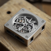 Montre de sport sur mesure usinée avec précision pour service de fabrication OEM CNC par électroérosion à fil, boîtier en acier inoxydable et alliage d'aluminium pour