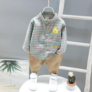 Conjuntos de Ropa Infantil Casual de Alta Calidad al por Mayor, Camisetas para Niños y Pantalones Caqui, Conjunto de 2 Piezas - Product Image 5