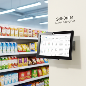 OEM Factory <b>Android</b> Restaurant Ordering Kiosk Display Wall Mount POS <b>Tablet</b> for Restaurant Retail Chain - Product Image 1