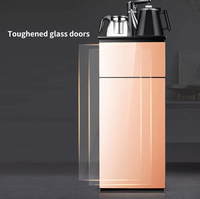 Distributeur d'Eau Intelligent Chaud/Froid pour Bar à Thé, Machine à Café avec Télécommande et Bouteille Dissimulée