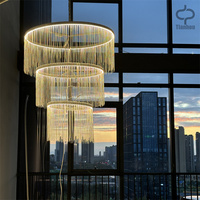 Lampadaire de luxe en forme d'arc, lustre à pampilles en cristal, luminaire sur pied pour décoration de mariage, scène de mariage, fête, centre de table