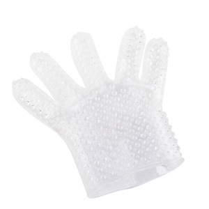 Gants de massage Wolf Fang en TPE texturé pour adultes, pour préliminaires et masturbation - Product Image 4