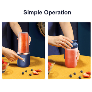 Portatile elettrico Mini 380ml spremiagrumi frutta fresca in acciaio inox lama USB fonte di alimentazione agrumi limone frullatore e smerigliatrice - Product Image 5
