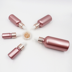Botella con Gotero para Cosméticos de 30 ml, Botella con Gotero para Suero, Etiqueta Personalizada, Botellas de Vidrio Rosa Esmerilado con Gotero - Product Image 5