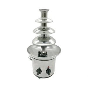 Fontaine à chocolat professionnelle en acier inoxydable rouge miniature avec logo personnalisé pour les fêtes - Product Image 5