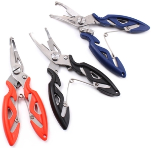 Luya <strong>Pliers</strong> <strong>Fishing</strong> Scissors PE <strong>Fishing</strong> Line Scissors Stainless Steel <strong>Fishing</strong> <strong>Pliers</strong> - Product Image 1