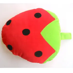 strawberry shape cushions plush