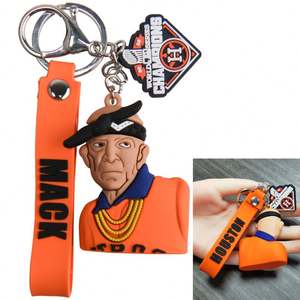 Llavero de Goma PVC con Diseño de Dibujos Animados en 3D, Regalo de Año Nuevo 2026, Llavero con Animalitos Adorables - Product Image 3